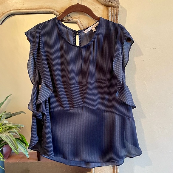 RACHEL Rachel Roy Tops - Rachel Roy Pinstriped Blouse